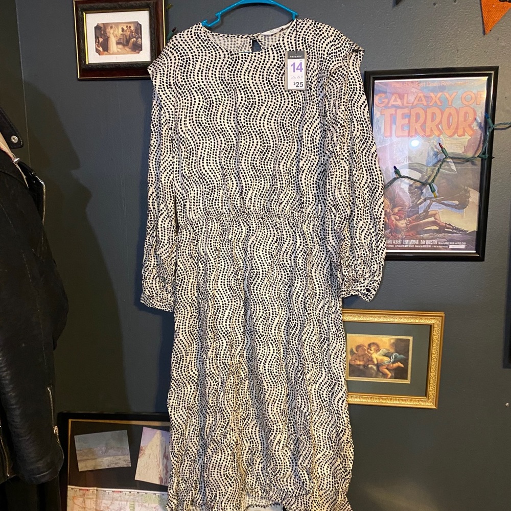 Primark size 14 80s style dress